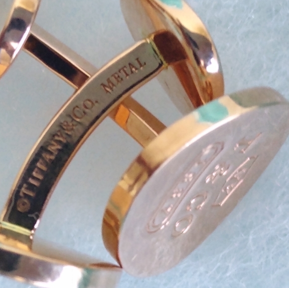 TIFFANY & CO RUBEDO CUFFLINKS. 1837 COLLECTION - Picture 8 of 8